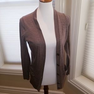 Tan Button-up Cardigan